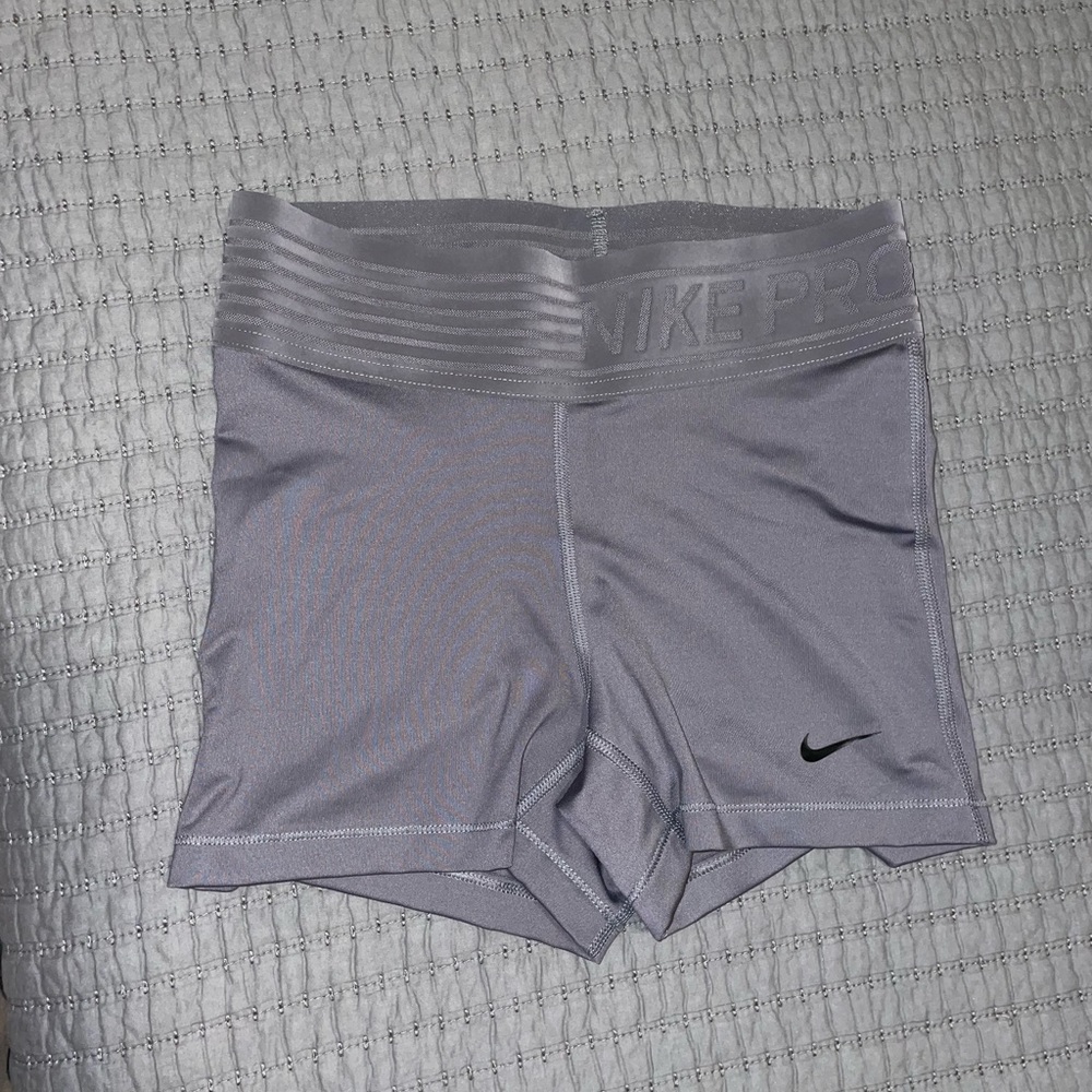 Grey Nike Pro Drifit Mesh Band Spandex
